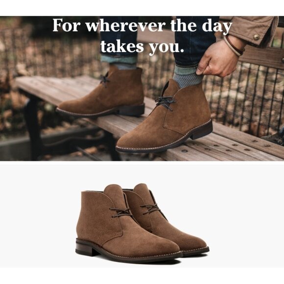 Thursday Boot Company Scout Men's Chukka Boot SZ 11 Cognac Suede NINB - Picture 1 of 12